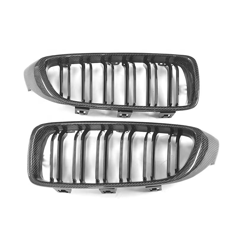 BMW Carbon Fiber Grill for M3 F80 M4 F82 F83 2013-2018 Front Bumper Kidney Grille 