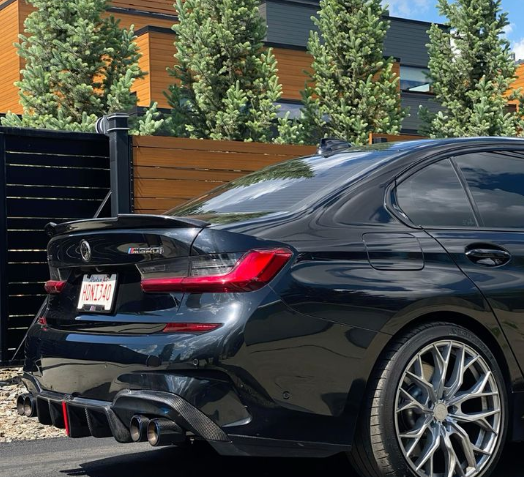 BMW Carbon Fiber Quad Exhaust tips for M240I M340I M440I