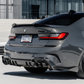 AD Style Carbon Fiber Rear Diffuser & Splitters for BMW G20 M340i (Pre-LCI)